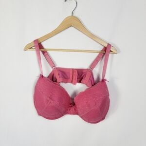 Torrid 44D pink lace bra